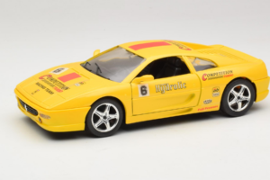 Ferrari F355 Berlinetta Racing Keltainen Solido 1:18 9009-Y1 Metalli