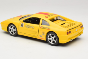 Ferrari F355 Berlinetta Racing Keltainen Solido 1:18 9009-Y1 Metalli — kuva 7 / 8