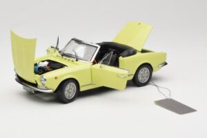 Fiat 124 Spider BS1 Keltainen Sun Star 1:18 4921 Metalli — kuva 2 / 8