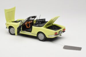 Fiat 124 Spider BS1 Keltainen Sun Star 1:18 4921 Metalli — kuva 5 / 8