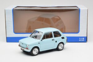 Fiat 126 Vaaleansininen MCG 1:18 MCG18415 Metalli — kuva 6 / 6