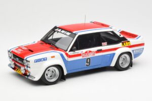Fiat 131 Abarth Fiat France #9 J-C. Andruet / C. Delferrier Winner Rally Sanremo 1977 Kyosho 1:18 08375A Metalli