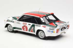 Fiat 131 Abarth #3 M. Alen / I. Kivimaki Winner Rally 1000 Lakes 1980 Kyosho 1:18 08376H Metalli — kuva 7 / 8