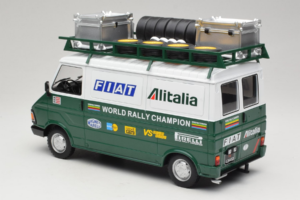 Fiat 242 Alitalia Rally Team Assistance With Trailer 1978 IXO 1:18 18CMC027WX Metalli — kuva 6 / 7