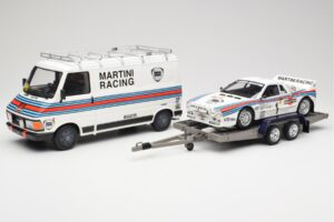 Fiat 242 & Lancia 037 Group B #1 W. Rohrl / C. Geistdorfer Rally Monte Carlo 1983 Otto 1:18 OT360 Hartsi