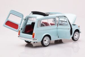 Fiat 500 Giardiniera Acquamarina Sininen Norev 1:18 187742 Metalli — kuva 2 / 7