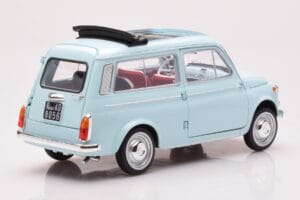Fiat 500 Giardiniera Acquamarina Sininen Norev 1:18 187742 Metalli — kuva 3 / 7