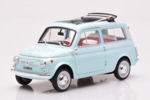 Fiat 500 Giardiniera Acquamarina Sininen Norev 1:18 187742 Metalli