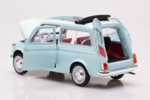 Fiat 500 Giardiniera Acquamarina Sininen Norev 1:18 187742 Metalli — kuva 5 / 7