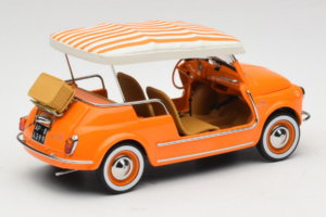 Fiat 500 Jolly Oranssi Norev 1:18 187791 Metalli — kuva 2 / 6