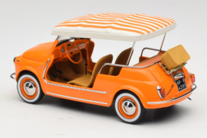 Fiat 500 Jolly Oranssi Norev 1:18 187791 Metalli — kuva 5 / 6