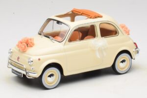 Fiat 500 L Norsunluu Wedding Gift Norev 1:18 187780 Metalli