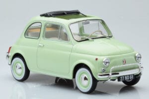 Fiat 500 L Vaaleanvihreä Norev 1:18 187773 Metalli — kuva 4 / 6