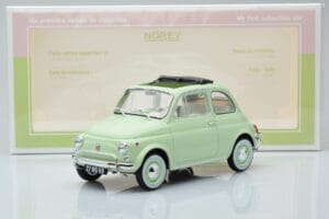 Fiat 500 L Vaaleanvihreä Norev 1:18 187773 Metalli — kuva 6 / 6