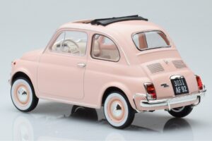Fiat 500 L Vaaleanpunainen Special Birth Pack Norev 1:18 187774 Metalli — kuva 5 / 6