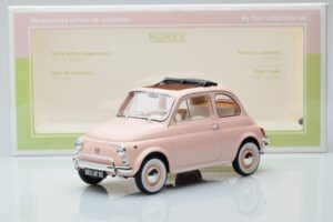 Fiat 500 L Vaaleanpunainen Special Birth Pack Norev 1:18 187774 Metalli — kuva 6 / 6