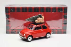 Fiat 500 L Punainen Christmas Norev 1:18 187779 Metalli — kuva 6 / 6