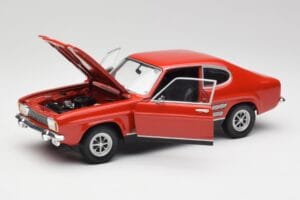 Ford Capri Mk1 1700 GT Punainen Minichamps 1:18 180089001 Metalli — kuva 2 / 8