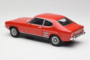 Ford Capri Mk1 1700 GT Punainen Minichamps 1:18 180089001 Metalli — kuva 7 / 8