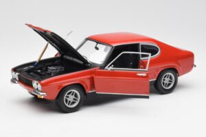 Ford Capri Mk1 2600 RS Punainen Musta Minichamps 1:18 180089071 Metalli — kuva 2 / 8