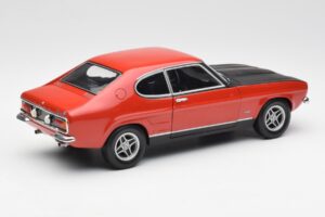 Ford Capri Mk1 2600 RS Punainen Musta Minichamps 1:18 180089071 Metalli — kuva 3 / 8