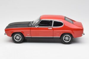 Ford Capri Mk1 2600 RS Punainen Musta Minichamps 1:18 180089071 Metalli — kuva 4 / 8