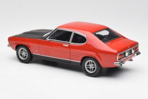 Ford Capri Mk1 2600 RS Punainen Musta Minichamps 1:18 180089071 Metalli — kuva 7 / 8