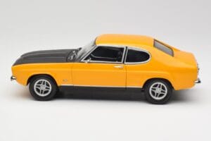 Ford Capri 2600 RS Signal Keltainen Mustalla Minichamps 1:18 180089070 Metalli — kuva 4 / 8