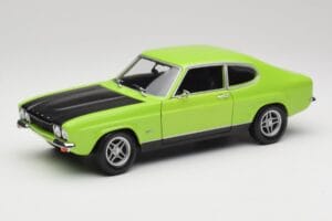 Ford Capri Mk1 RS 2600 Vihreä & Musta Minichamps 1:18 150089075 Metalli