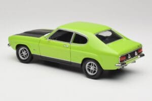 Ford Capri Mk1 RS 2600 Vihreä & Musta Minichamps 1:18 150089075 Metalli — kuva 7 / 8