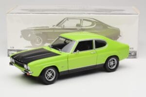 Ford Capri Mk1 RS 2600 Vihreä & Musta Minichamps 1:18 150089075 Metalli — kuva 8 / 8
