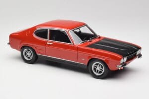 Ford Capri Mk1 RS 2600 Punainen & Musta Minichamps 1:18 150089076 Metalli — kuva 6 / 8