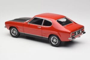 Ford Capri Mk1 RS 2600 Punainen & Musta Minichamps 1:18 150089076 Metalli — kuva 7 / 8