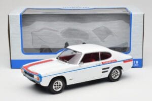 Ford Capri Mk1 GT Turbo Valkoinen MCG 1:18 MCG18539 Metalli — kuva 6 / 6
