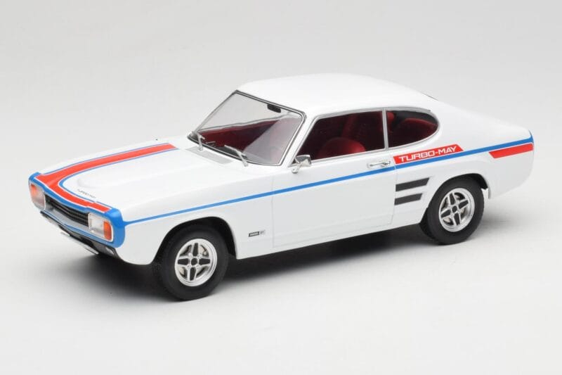Ford Capri Mk1 GT Turbo Valkoinen MCG 1:18 MCG18539 Metalli