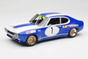 Ford Capri Mk1 RS 2600 #1 D. Glemser Ford Deutschland Winner Brno ETCC 1972 Minichamps 1:18 155728501 Metalli