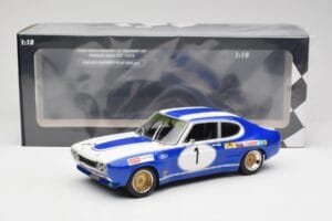 Ford Capri Mk1 RS 2600 #1 D. Glemser Ford Deutschland Winner Brno ETCC 1972 Minichamps 1:18 155728501 Metalli — kuva 6 / 6