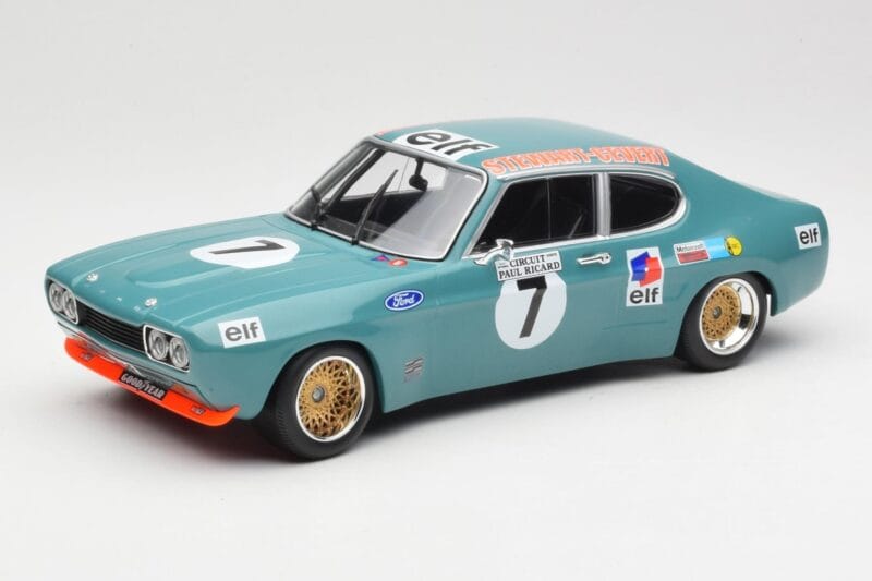 Ford Capri Mk1 RS 2600 #7 J. Stewart / F. Cevert Ford Köln 6 Hours of Paul Ricard 1972 Minichamps 1:18 155728507 Metalli