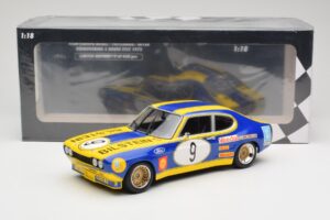 Ford Capri Mk1 RS 2600 #9 K. Fritzinger / H. Heyer Team Europa Möbel 6 Hours of Nürburgring ETCC 1973 Minichamps 1:18 1557385 — kuva 6 / 6