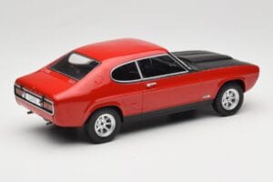 Ford Capri Mk1 RS 2600 Punainen Mustalla Konepellillä MCG 1:18 MCG18538 Metalli — kuva 2 / 6