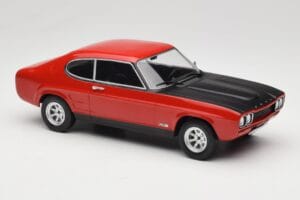 Ford Capri Mk1 RS 2600 Punainen Mustalla Konepellillä MCG 1:18 MCG18538 Metalli — kuva 4 / 6