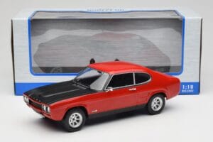 Ford Capri Mk1 RS 2600 Punainen Mustalla Konepellillä MCG 1:18 MCG18538 Metalli — kuva 6 / 6
