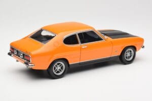 Ford Capri Mk1 RS 2600 Signal Orange Musta Minichamps 1:18 150089077 Metalli — kuva 3 / 8
