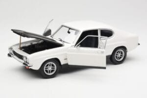 Ford Capri Mk1 RS 2600 Valkoinen Musta Minichamps 1:18 150089078 Metalli — kuva 2 / 8