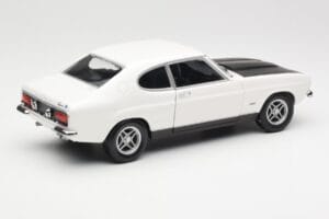 Ford Capri Mk1 RS 2600 Valkoinen Musta Minichamps 1:18 150089078 Metalli — kuva 3 / 8