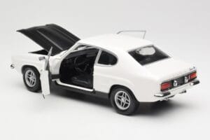 Ford Capri Mk1 RS 2600 Valkoinen Musta Minichamps 1:18 150089078 Metalli — kuva 5 / 8