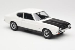 Ford Capri Mk1 RS 2600 Valkoinen Musta Minichamps 1:18 150089078 Metalli — kuva 6 / 8