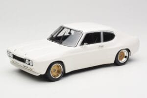 Ford Capri Mk1 RS 2600 Valkoinen Minichamps 1:18 155708500 Metalli