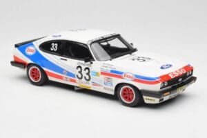Ford Capri Mk2 3.0S #33 V. Woodman / C. Buncombe V M Woodman 3rd Place 24 Hours of Spa 1981 Minichamps 1:18 155818633 Metalli — kuva 4 / 6