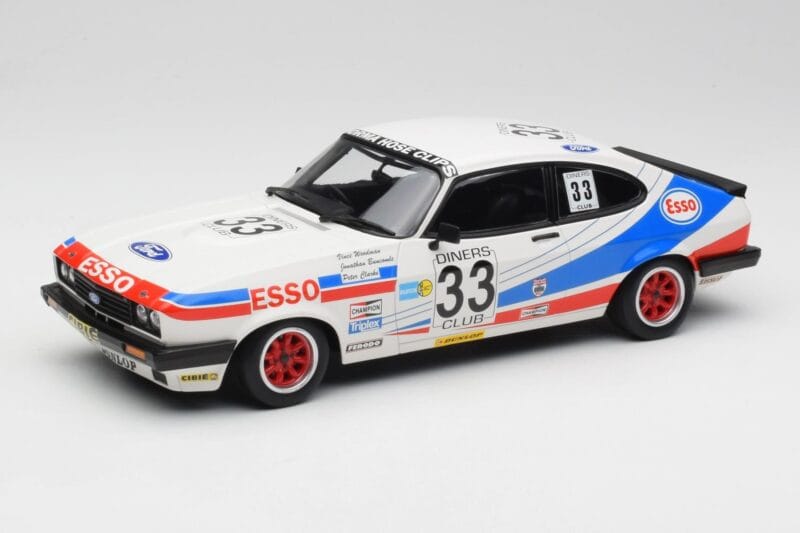Ford Capri Mk2 3.0S #33 V. Woodman / C. Buncombe V M Woodman 3rd Place 24 Hours of Spa 1981 Minichamps 1:18 155818633 Metalli